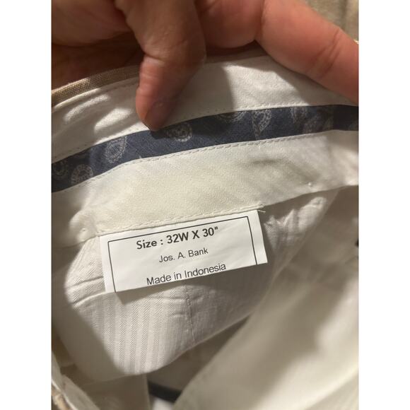 Jos. A. Bank Slim Fit Linen Blend Suit Set size 40 regular/ pants 32by30 - Picture 9 of 13